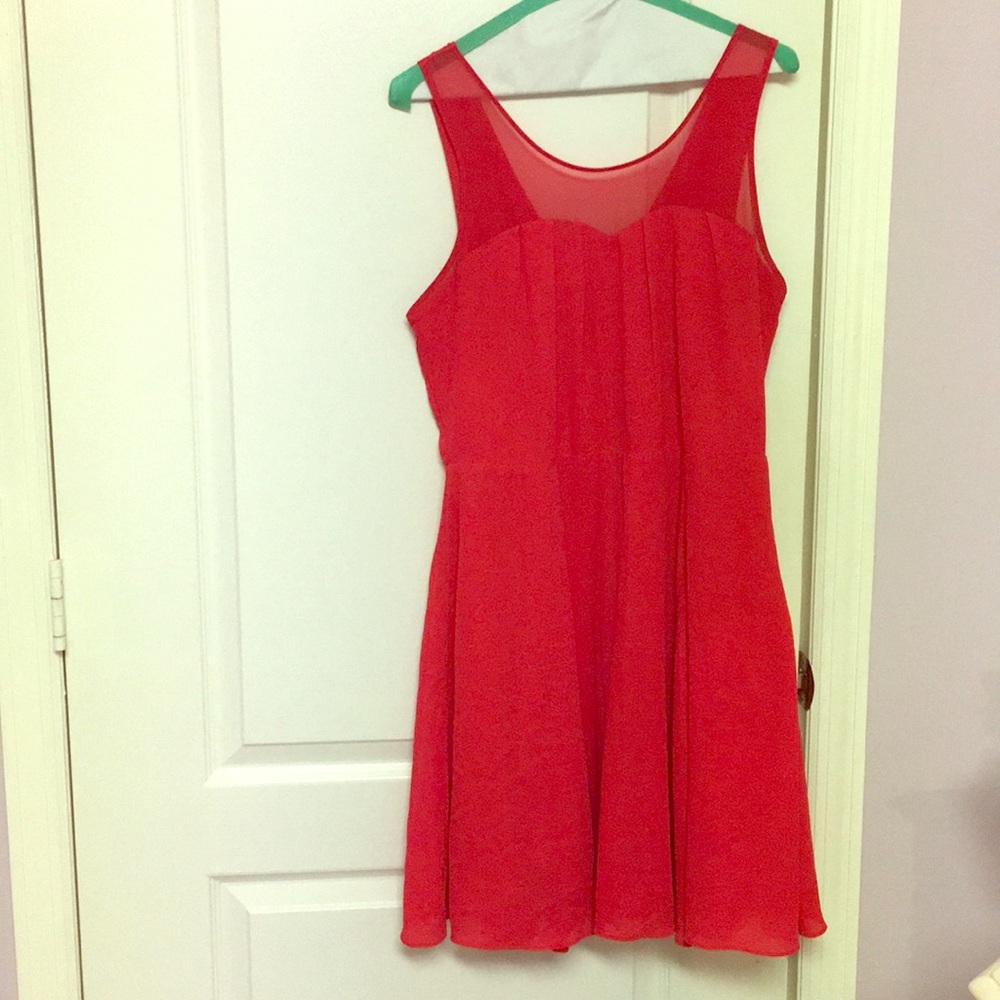 Red dress from Express